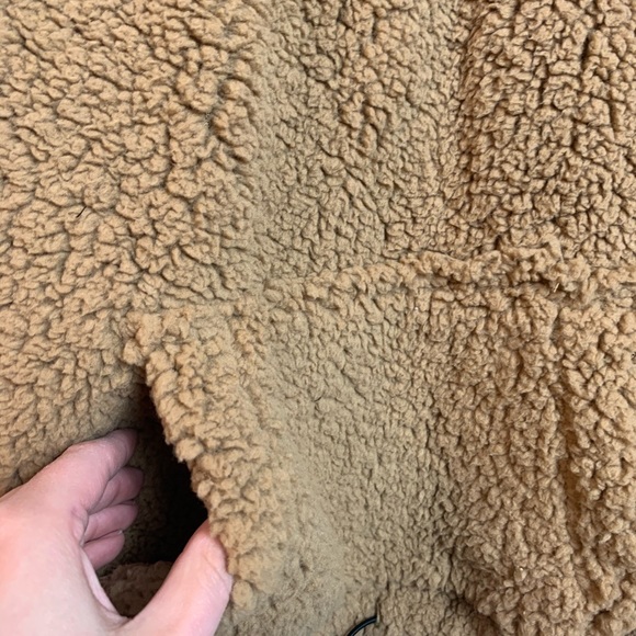 ❤️Brown Fuzzy Half-Zip - Picture 3 of 7